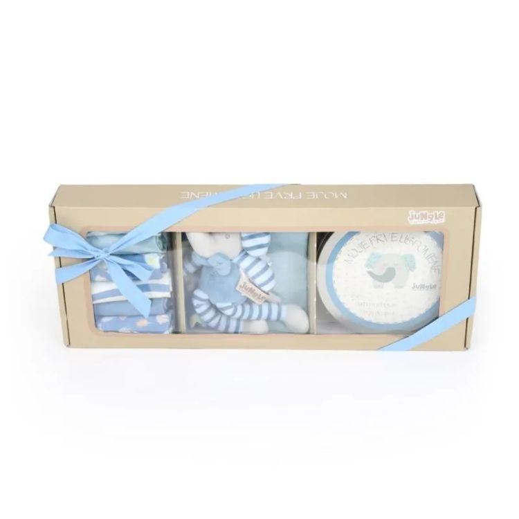 JUNGLE BABY SET PRVI OTISAK, PLAVI